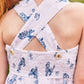 Poodle Print White Dress