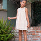 Ava Lace & Cotton Dress for Girls