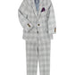 London Check Two Piece Stretch Mod Suit for Boys