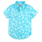Day Party Shirt - Aqua Bloom