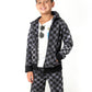 Strivers Hoodie - Black Check