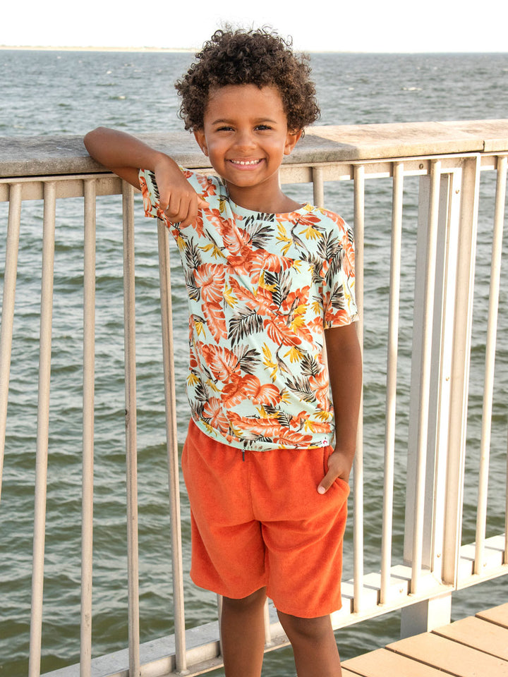 Concert Tee - Tropical Print