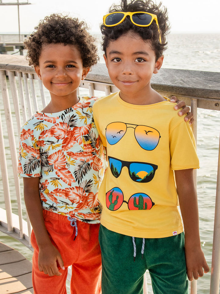 Concert Tee - Tropical Print