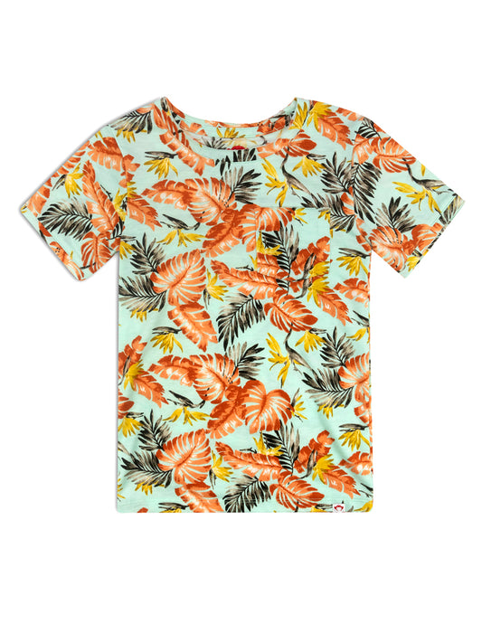 Concert Tee - Tropical Print