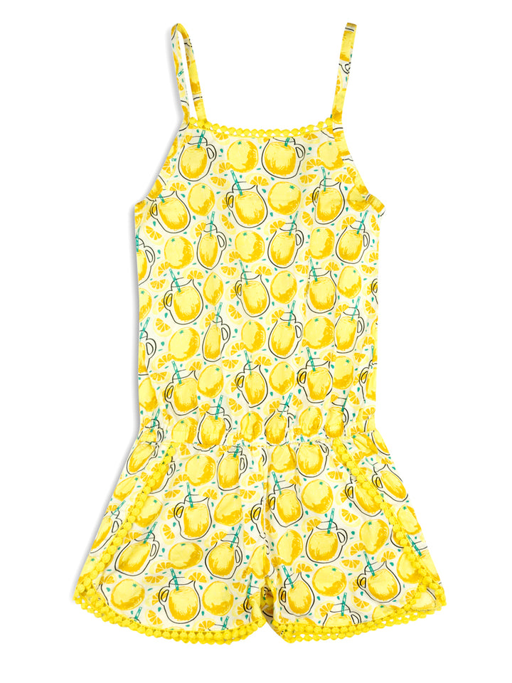 Novia Lemonade Romper for Girls