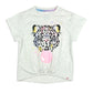 Callaway Animal Print Tee for Girls - Grey Marble