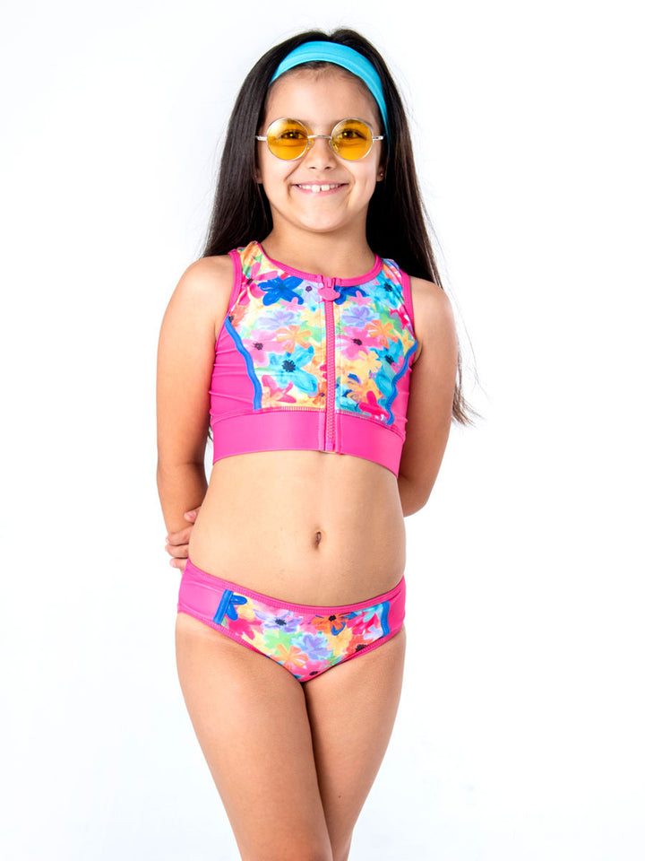 Pink Floral Sophie Bikini Set