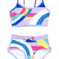 Multicolor Stella Swim Short Set