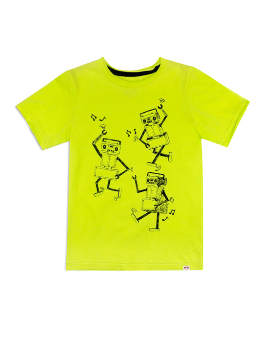 Graphic Short Sleeve Tee - Doing the Robot