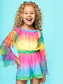 Fringed Ombre Romper