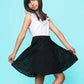Black and White Eyelet Dress