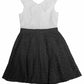 Black and White Eyelet Dress