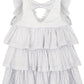 Pixie Dust Grey Sparkly Ruffle Dress