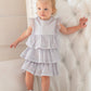 Pixie Dust Grey Sparkly Ruffle Dress