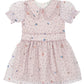 Blissful Belle Sparkly Pink Organza Dress