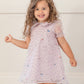 Belle Sparkly Pink Organza Dress