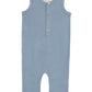 Austin Waffled Knit Blue Romper