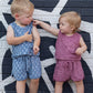 Tyler Terry Cloth Berry Shorts & Top 2-Piece Set