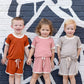 Rocky Road Knit Shorts & Top 2-Piece Set - Grey