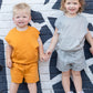Candy Cabana Terry Knit Shorts & Top 2-Piece Set - Yellow