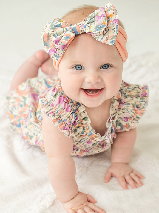 Blooming Beauty Floral Woven Romper