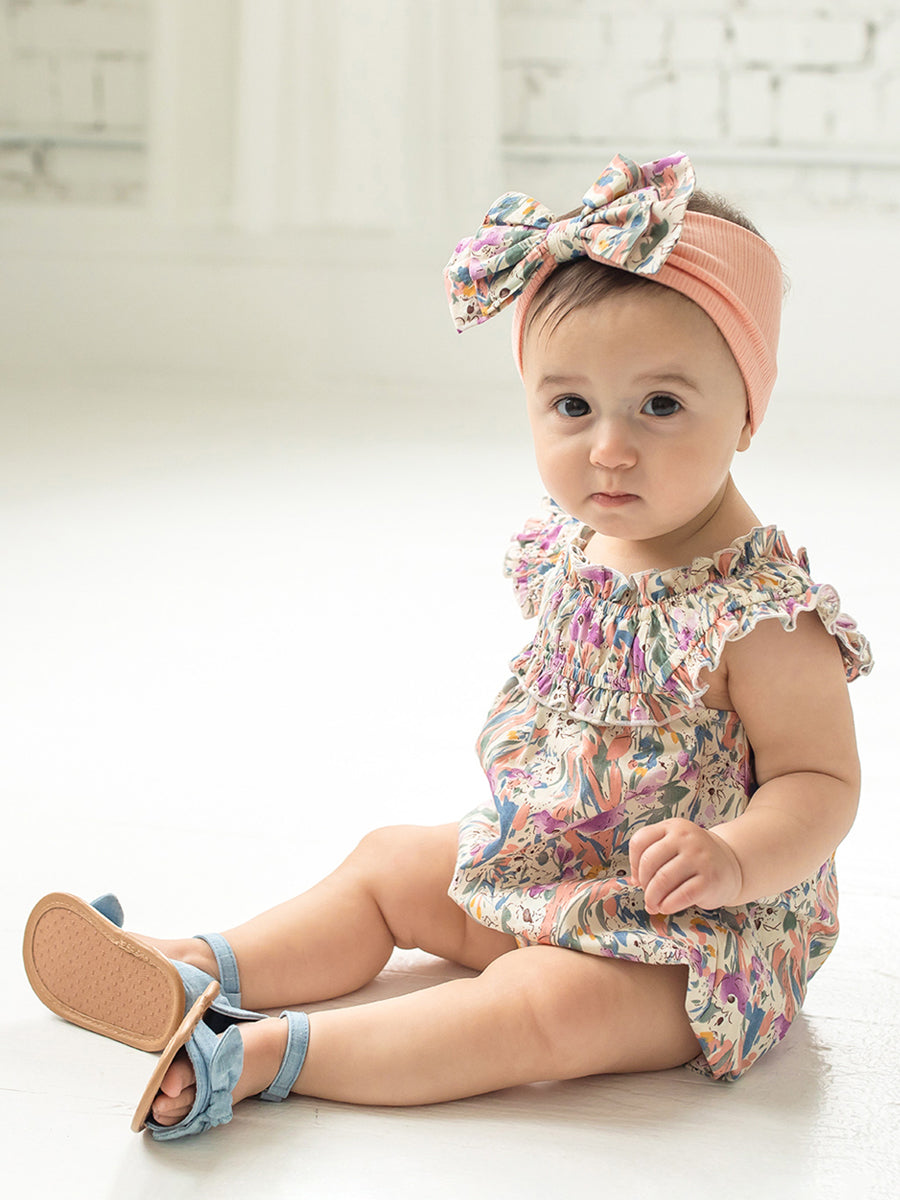 Blooming Beauty Floral Woven Romper
