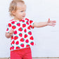 Berry Me Printed Knit Top & Short 2 Piece Set