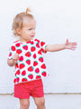 Berry Me Printed Knit Top & Short 2 Piece Set