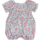 Cheerful & Chic Floral Cotton Romper