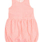 All Glow No Filter Plaid Woven Romper