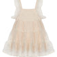 Toddler Vanilla Bean Embroidered Net Dress
