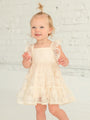Toddler Vanilla Bean Embroidered Net Dress