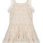 Vanilla Bean Embroidered Net Dress