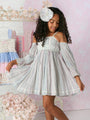Tilly Sky Lilac Cold Shoulder Dress