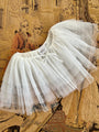 White Tulle Capelet