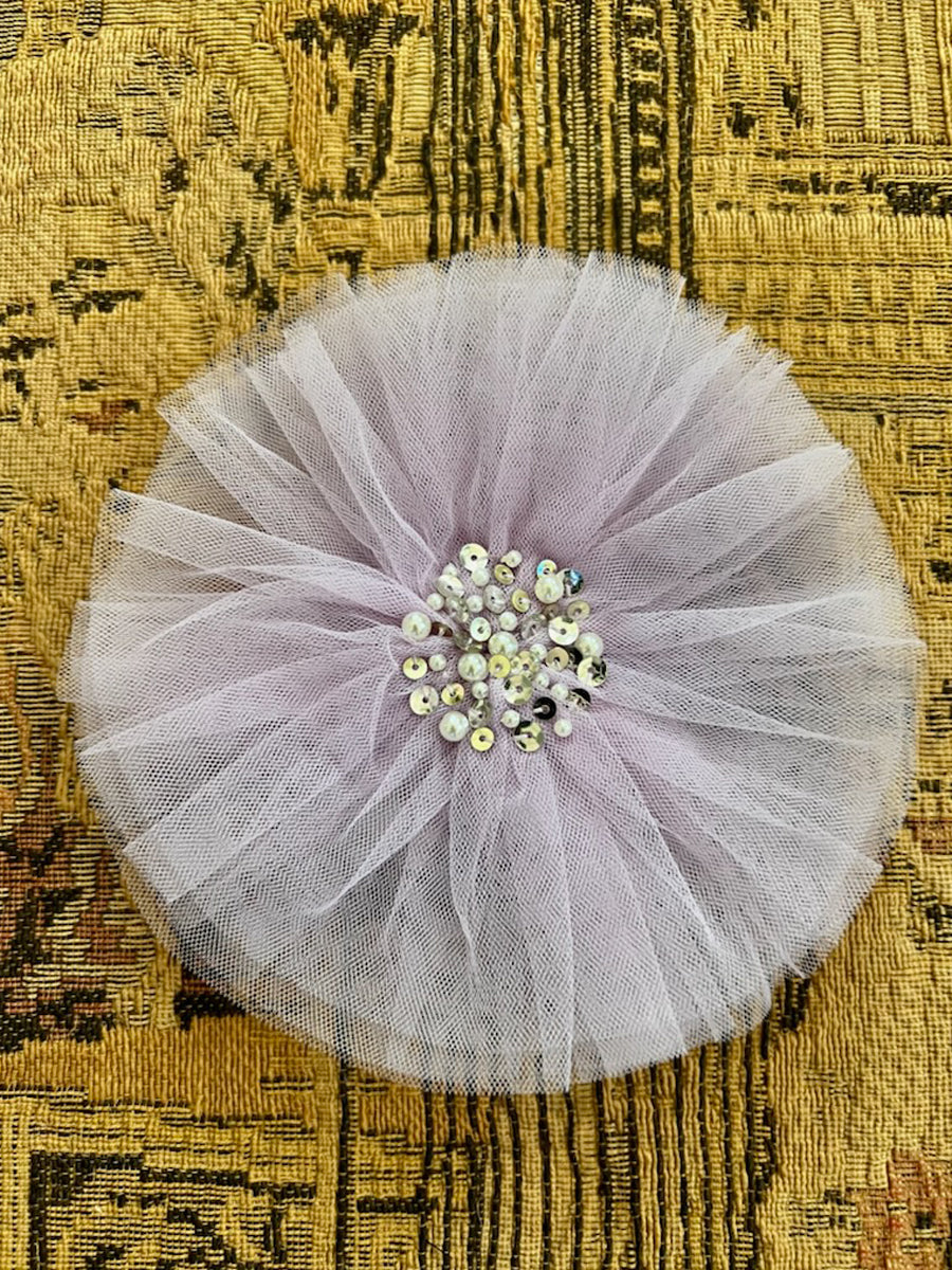 Lilac Tulle Hairclip