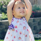 Rainbow Stripe 2 Piece Capri Pant Set for Girls