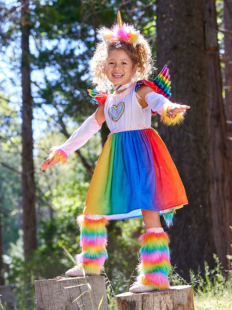 Rainbow Pegasus Unicorn Costume for Girls