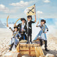 Pirate Blue Brocade Costume for Women