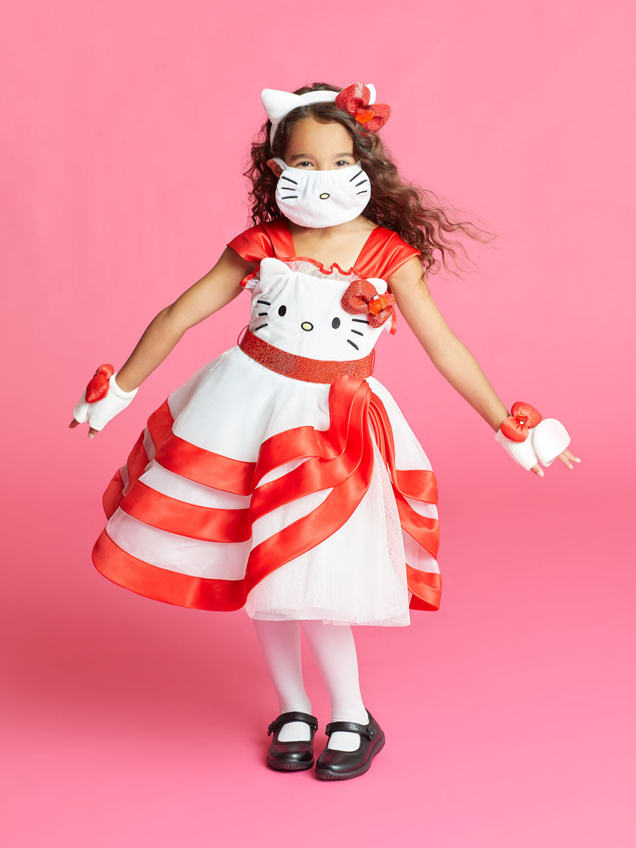 Sanrio® Hello Kitty® Deluxe Costume for Girls Alt 1