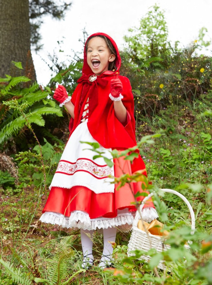 Red Riding Hood Premium Costume for Girls