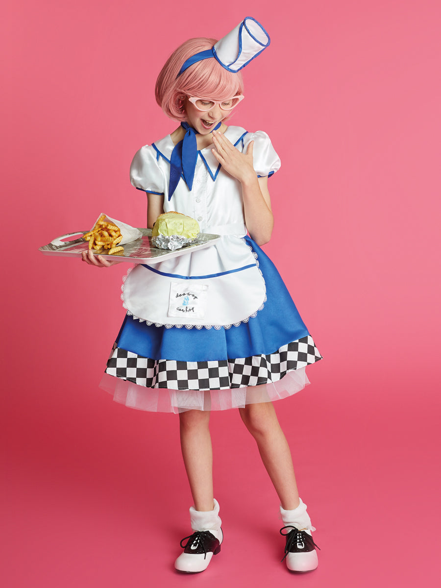 Car Hop Deluxe Costume for Girls - Exclusive