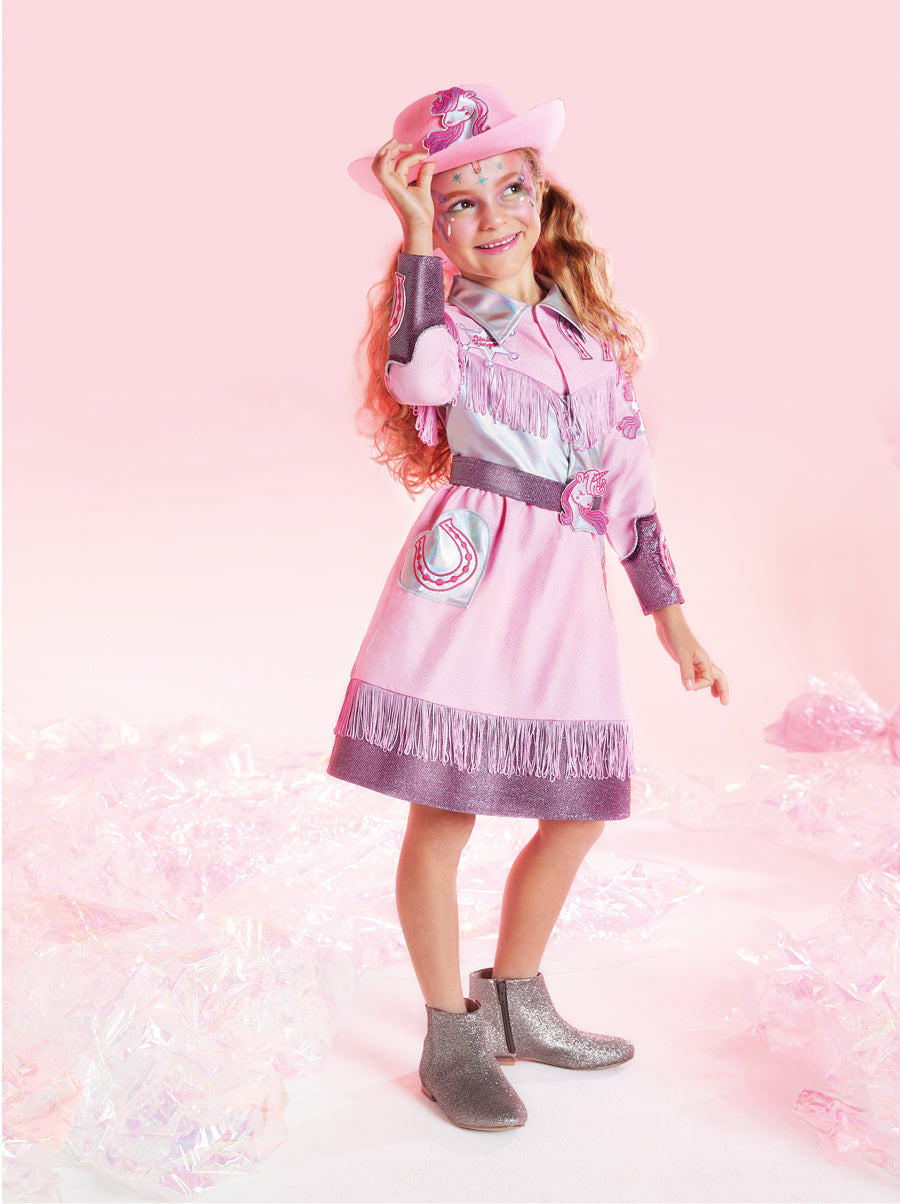 Unicorn Rodeo Cowgirl Costume for Girls