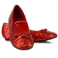 Sparkle Red Ballet Flat Shoes