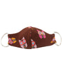 Brown Owl Face Mask for Kids