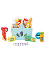 Grocery Basket & Scanner Wooden Toy Set