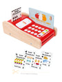 Wooden Card Machine Toy Set