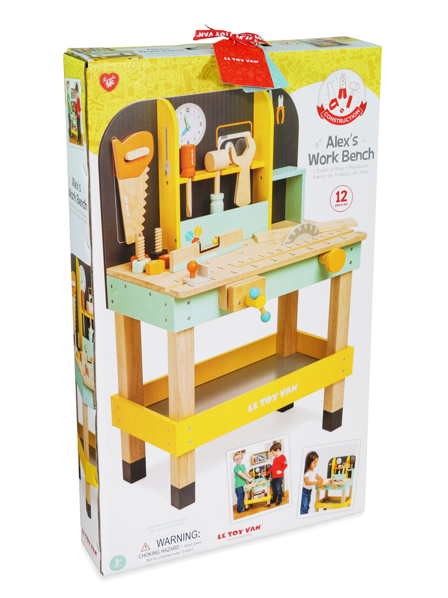 Toy wooden workbench 2024 set