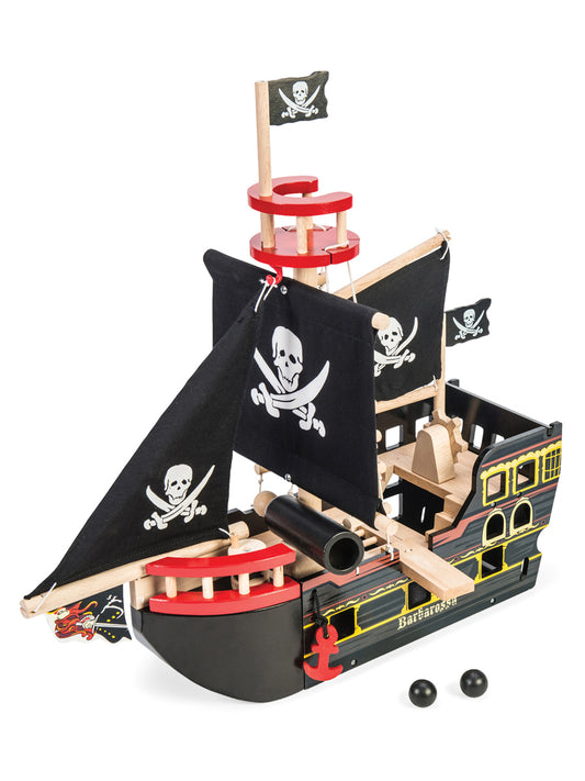 Barbarossa Wooden Pirate Ship