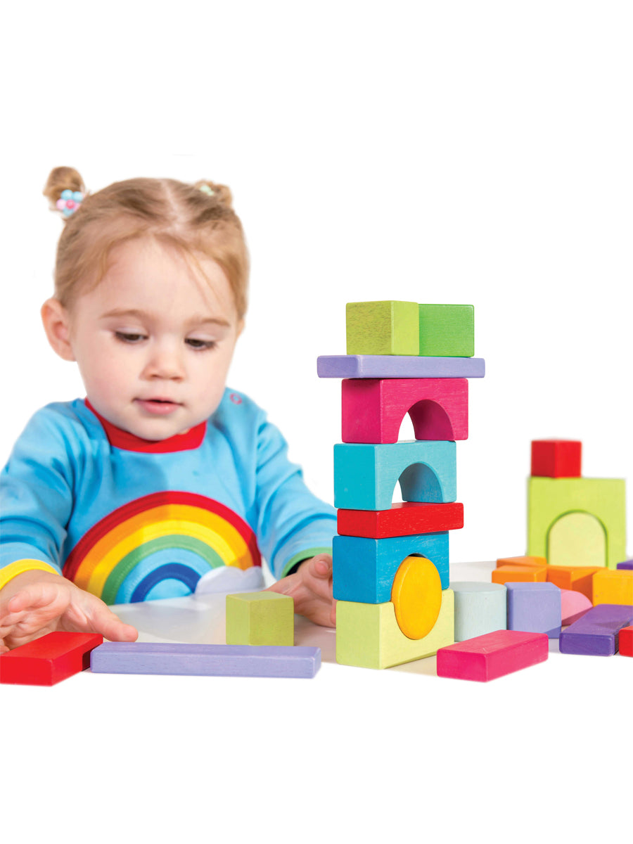 Rainbow Cloud Wooden Walker Alt 2